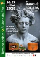 41&egrave;me March&eacute; des Potiers de Saint-Jean-de-Fos