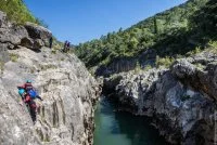 Canyoning dans les gorges de l'H&eacute;rault