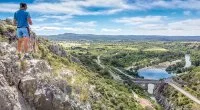 Randonn&eacute;e ou trail au dessus du pont du Diable