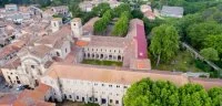 Ancienne abbaye d'Aniane, vue a&eacute;rienne