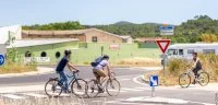 A v&eacute;lo en vall&eacute;e de l'H&eacute;rault, sur la piste cyclable