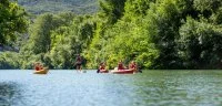 Cano&euml; dans les gorges de l'H&eacute;rault
