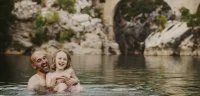 Baignade au pont du Diable