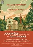 Orange et Vert Illustration Journ&eacute;es Europ&eacute;ennes du Patrimoine Flyer  - 1 &copy; Saint-Bauzille