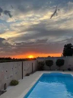 coucher piscine &copy; conciergerie scoglia