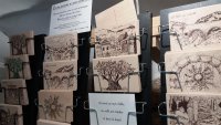 cartes postales en bois- L'ilot boutique- micropanorama- saint-guilhem-le-désert © Micropanorama-Dude
