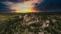 clap-drone-Montpellier-chateau-Aumelas-prise-de-vue-a&eacute;rienne &copy; Clap Drone Montpellier
